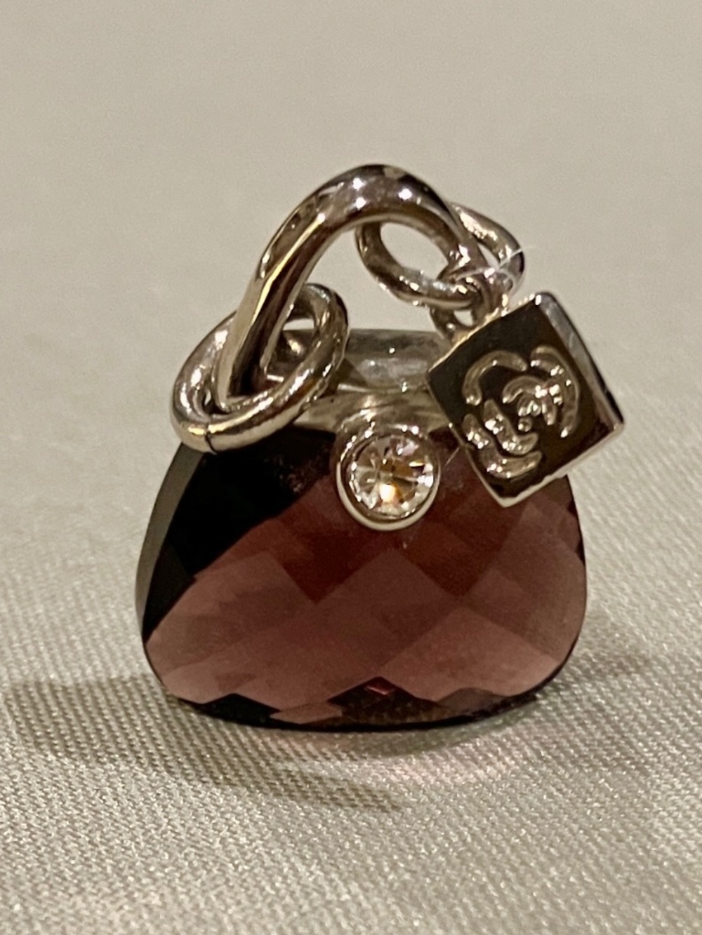 Mini Purse Pendant - Color Purple